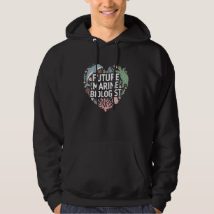 Future Marine Biologist Ocean Student For Kids Bio Hoodie