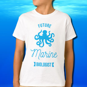 Future Marine biologist - Octopus - white T-Shirt