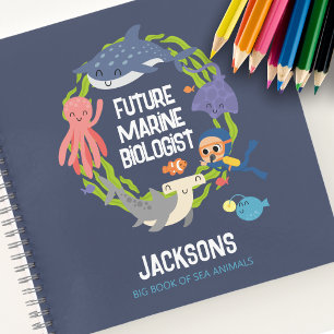 Future Marine Biologist Photo Spiral Notebook