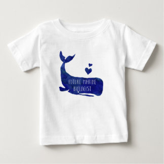 Future Marine Biologist Whale Toddler Girls Shirt