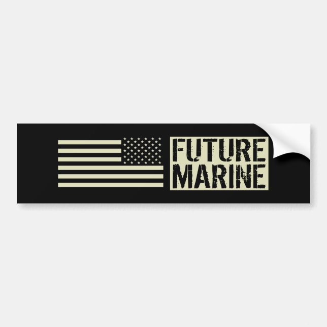 Future Marine Bumper Sticker (Front)
