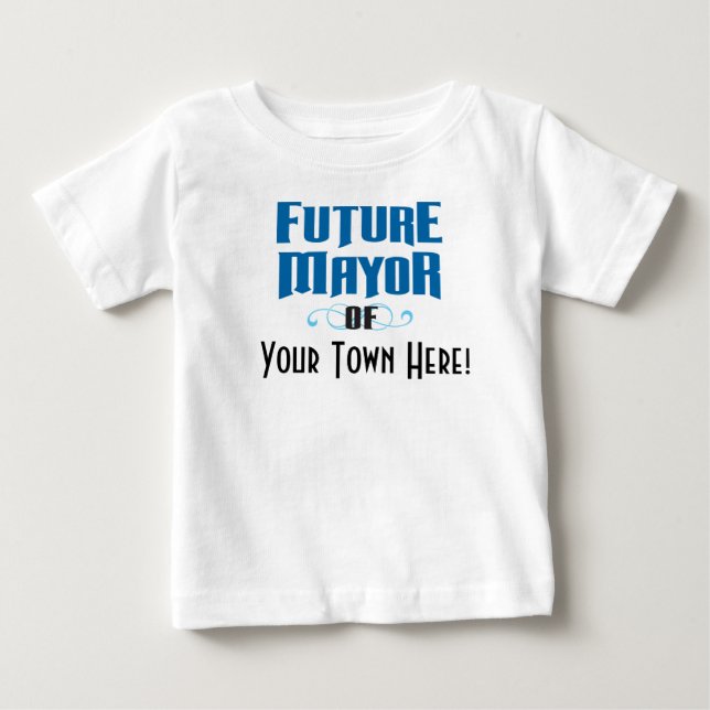 Future Mayor of Your Town Boy's Tee Shirt (Front)