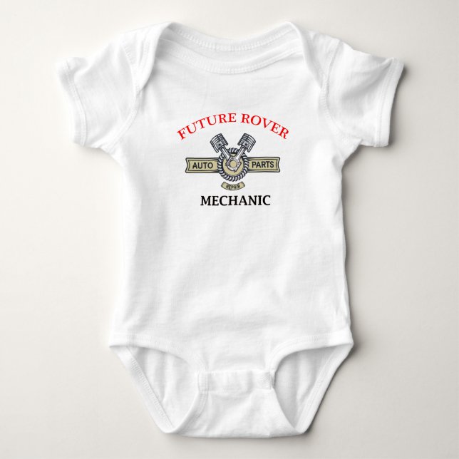 Future Mechanic Baby Bodysuit (Front)