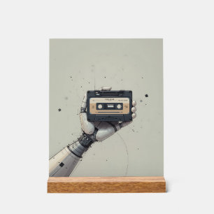 Future Meets Past: The Retro Robo-Tape Acrylic Sign