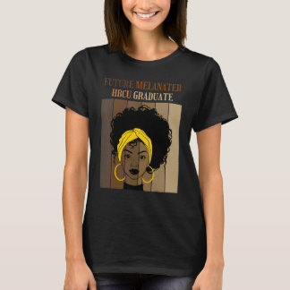 Future Melanated Hbcu Graduate Historical Black Un T-Shirt
