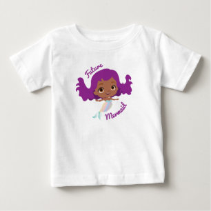 Future Mermaid Afro American Cute Baby T-Shirt