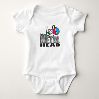 Future metalhead baby bodysuit