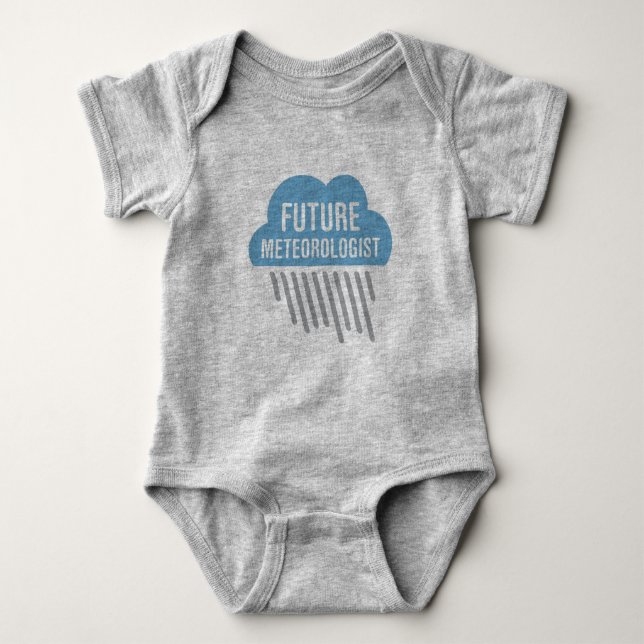 Future Meteorologist Baby Bodysuit (Front)