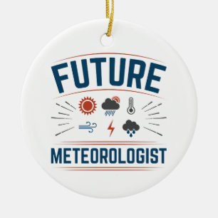 Future Meteorologist Ceramic Tree Decoration
