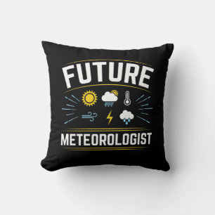 Future Meteorologist Meteorology Student Weather  Cushion