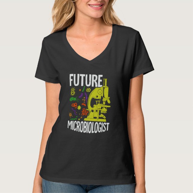 Future Microbiologist for a Microbiology Student T-Shirt (Front)