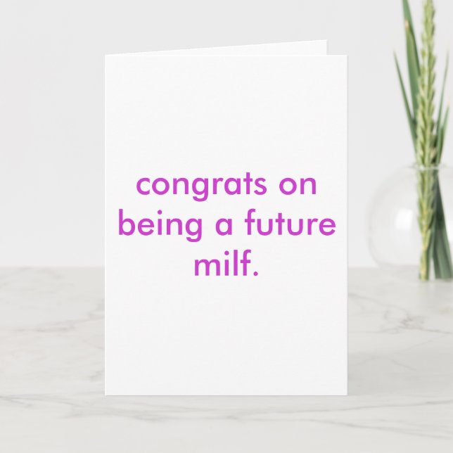 future milf card (Front)