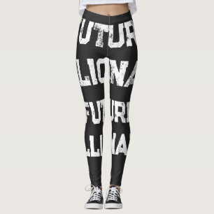 Future Millionaire Inspirational Entrepreneurial Leggings