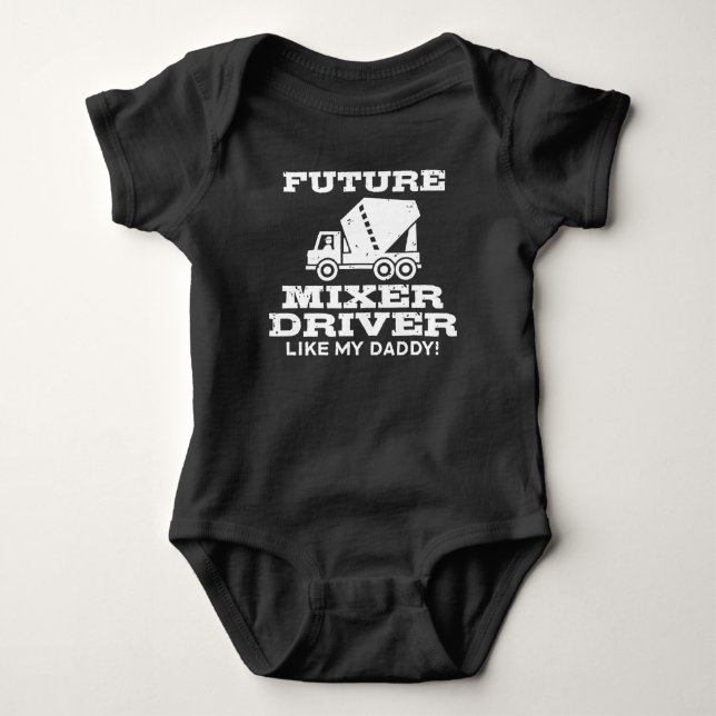 Future Mixer Driver Baby Bodysuit (Front)