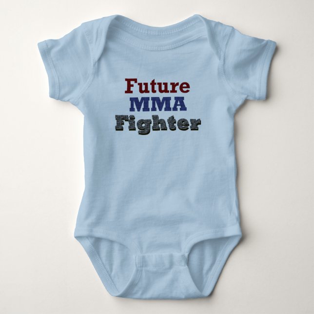 Future MMA Fighter Baby Bodysuit (Front)