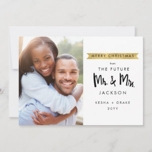 Future Mr and Mrs Christmas Greeting Wedding Save The Date