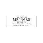 Future Mr and Mrs Elegant Wedding Return Address