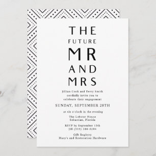 Future Mr and Mrs Engagement Party Invitation