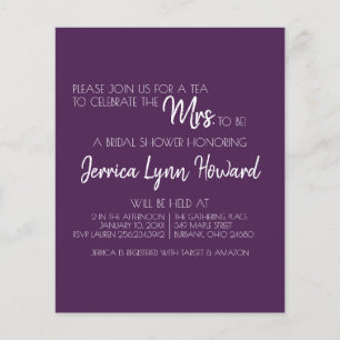 Future Mr. & Mrs. Bridal Shower Flyer