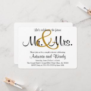 Future Mr. & Mrs. Engagement Party Invitation