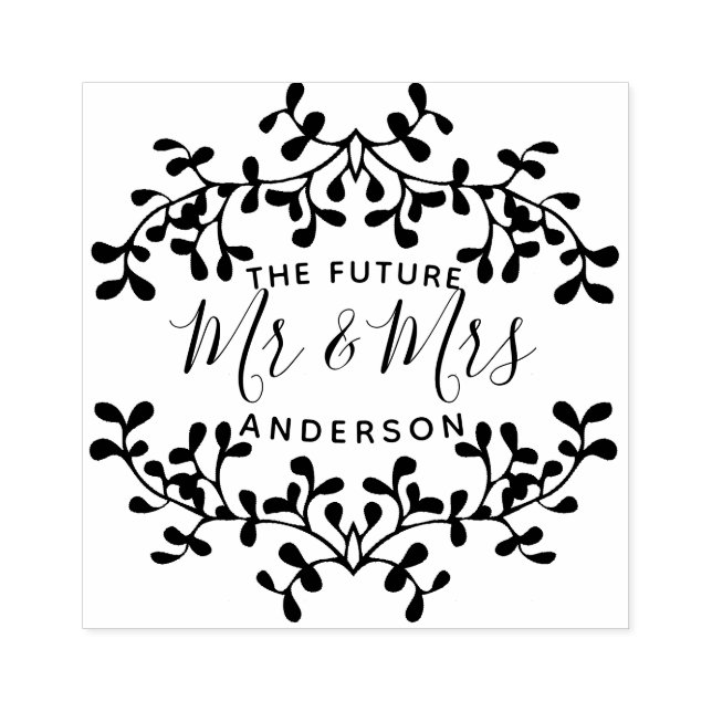 Future Mr & Mrs | Personalised Rubber Stamp (Imprint)
