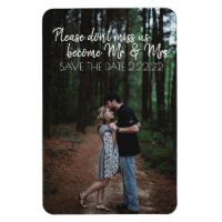 Future Mr. & Mrs. Save The Date Magnet