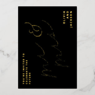 Future Mr & Mrs Script Photo Save the Date