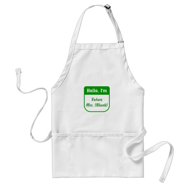 Future Mrs. apron - Personalised (Front)