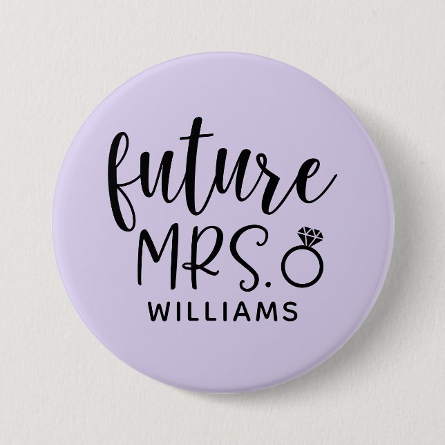 Future Mrs. Bachelorette Party Button (Front)