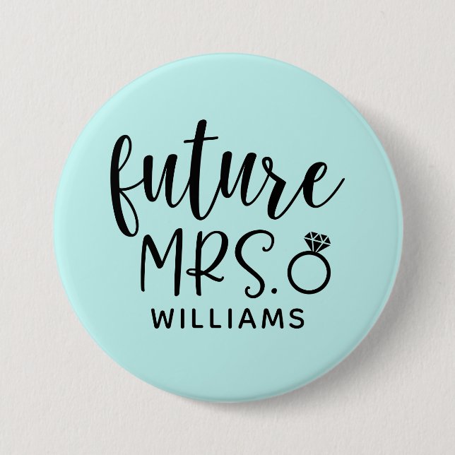 Future Mrs. Bachelorette Party Button (Front)