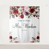 Future Mrs Bridal Shower Backdrop Photo Booth