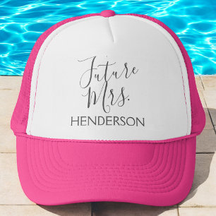 Future Mrs. Bridal Shower or Bachelorette Party Trucker Hat