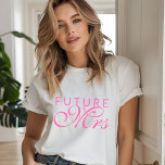 Future Mrs | Bride<br><div class="desc">This wedding themed design features an elegant text "Future Mrs" in pink typography. Designed by Evco Studio www.zazzle.com/store/evcostudio
#bride #wedding #mrs #clothing #apparel #gifts #fiancee #engagement #marry #married #marriage #elegant #stylish #modern #trendy #trending #style #fashion #design #designer #popular #bestseller #bestselling</div>