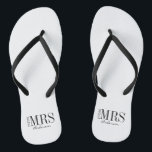 Future Mrs. Bride Bridal Party Flip Flops<br><div class="desc">Personalise the custom text  above. You can find additional coordinating items in our "For The Future Mrs." collection.</div>