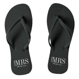 Future Mrs. Bride Bridal Party Flip Flops