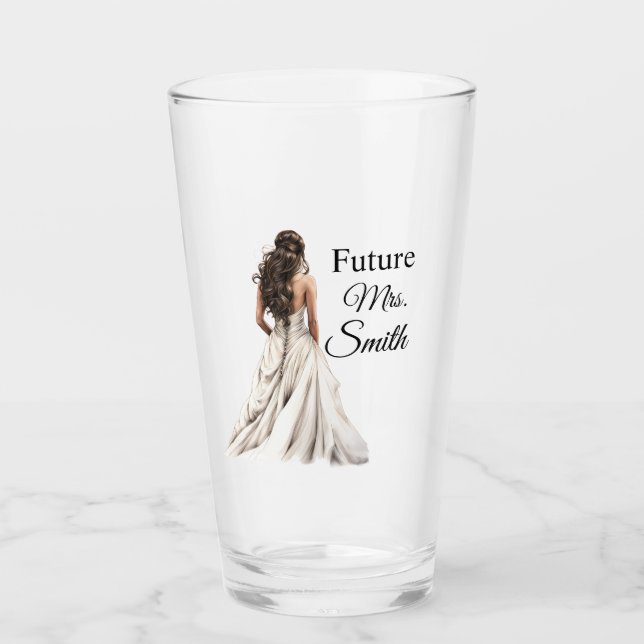 Future Mrs. Bride Glass  (Front)