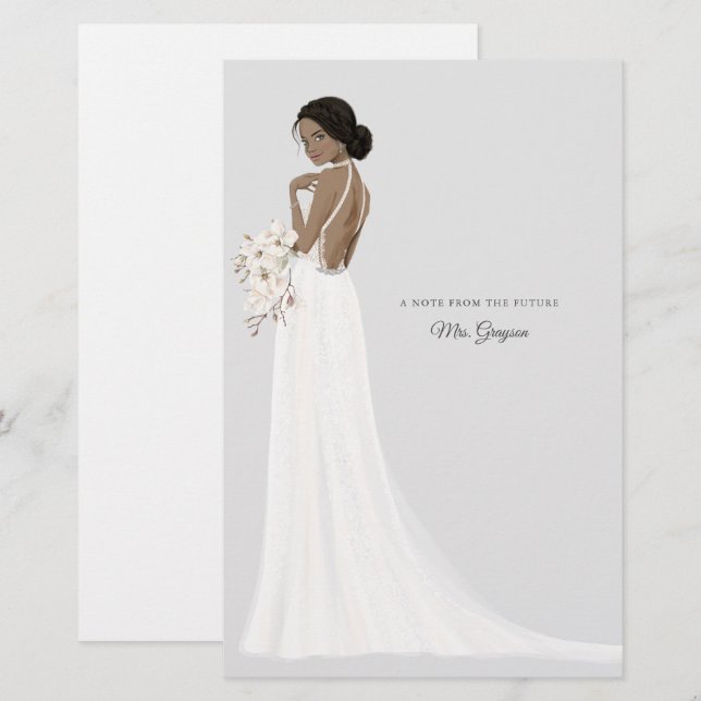 Future Mrs Bride Thank You Stationery (Front/Back)