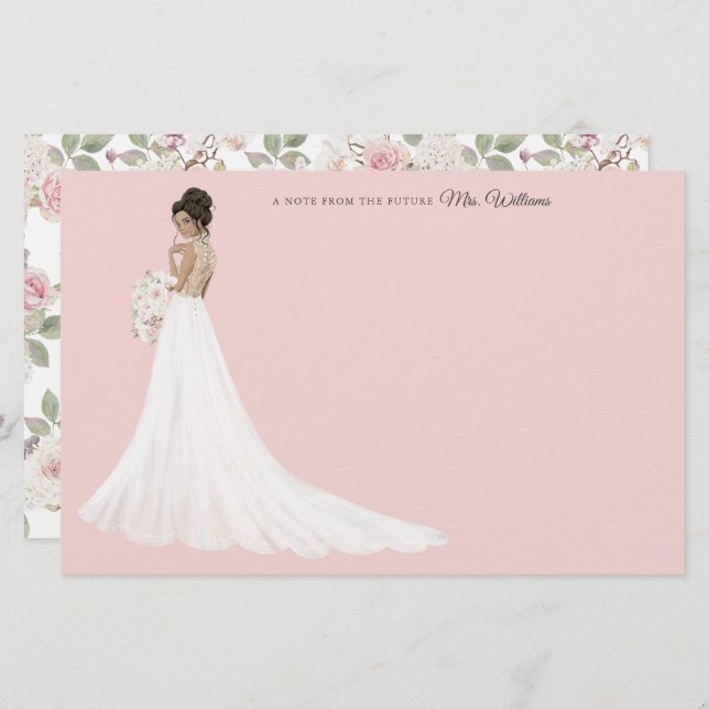 Future Mrs Bride Thank You Stationery (Front/Back)