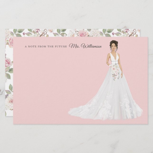 Future Mrs Bride Thank You Stationery (Front/Back)