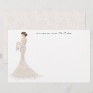 Future Mrs Bride Thank You Stationery