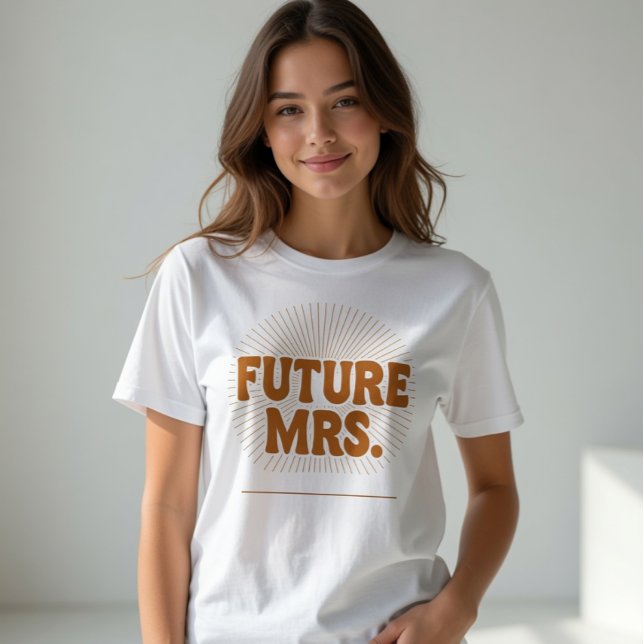 Future Mrs Custom Last Name | Personalised Name T-Shirt (Creator Uploaded)