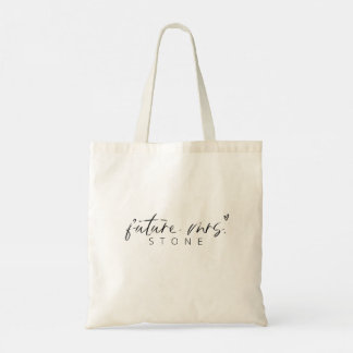 Future Mrs. Custom Wedding Tote Bag Bride