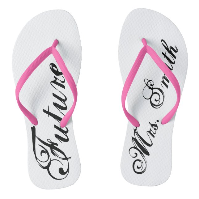 "Future Mrs." Customisable Flip Flops (Footbed)