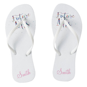 Future Mrs Customisable Flip Flops