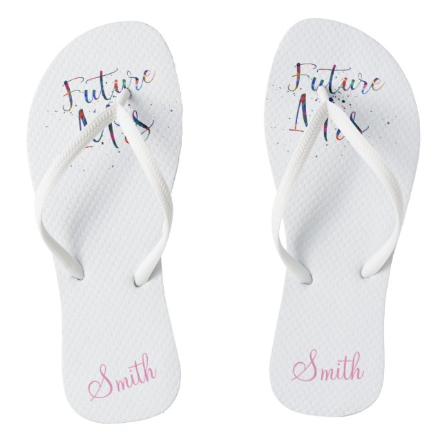 Future Mrs Customisable Flip Flops (Footbed)