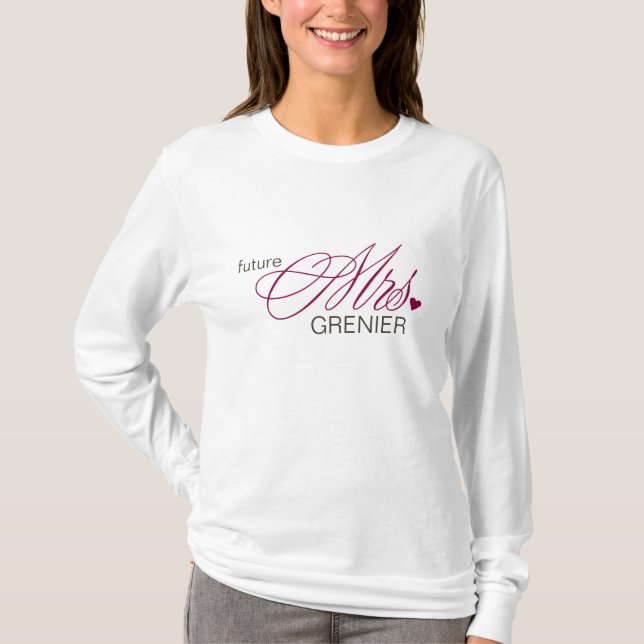 Future Mrs. Customisable T-Shirt (Front)