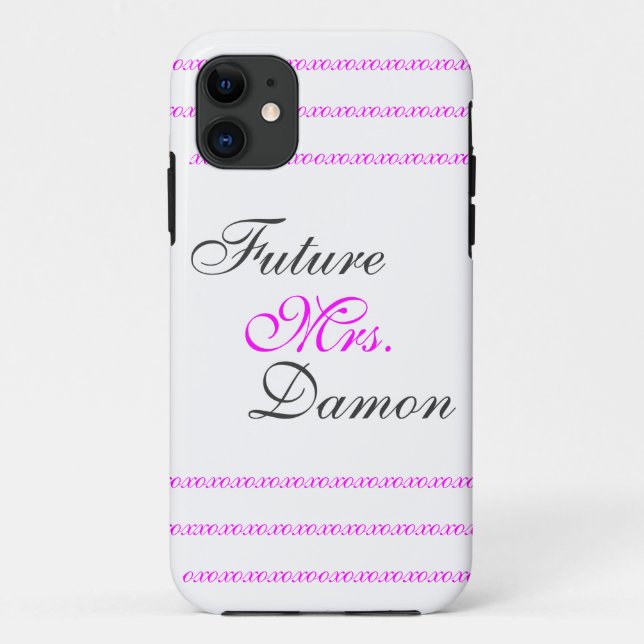 Future Mrs. Damon Case-Mate iPhone Case (Back)