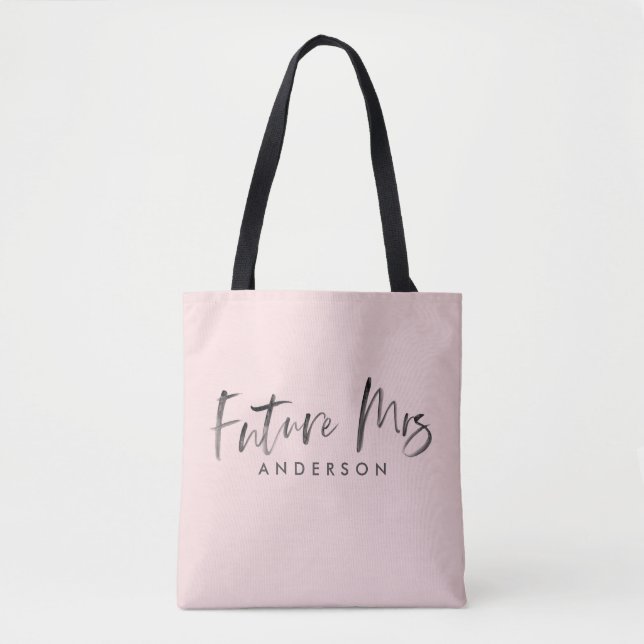 Future Mrs engagement announcement Tote Bag (Front)