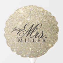 future Mrs Gold Glitter Bridal Shower