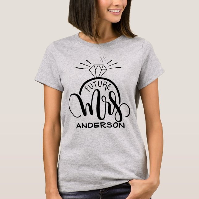 Future MRS - Personalised engagement T-Shirt (Front)